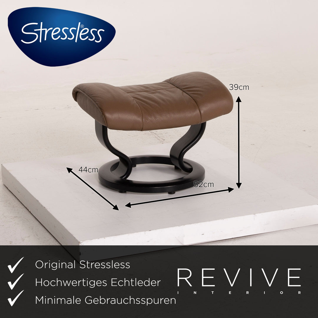 Stressless Mayfair Leder Sessel Braun Relaxfunktion inkl. Hocker #15403