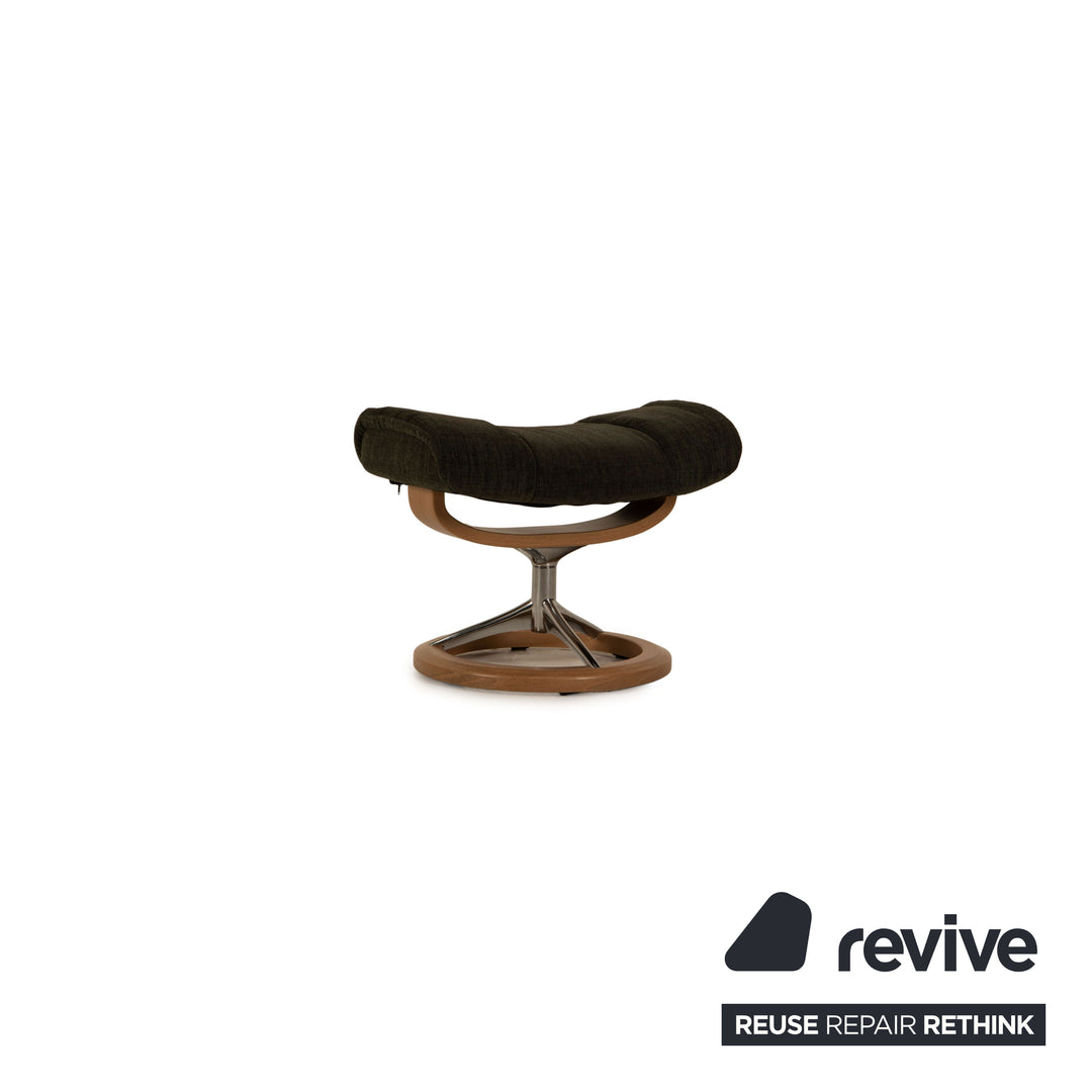 Stressless Mayfair Sessel Garnitur Stoff Grau inkl. Hocker