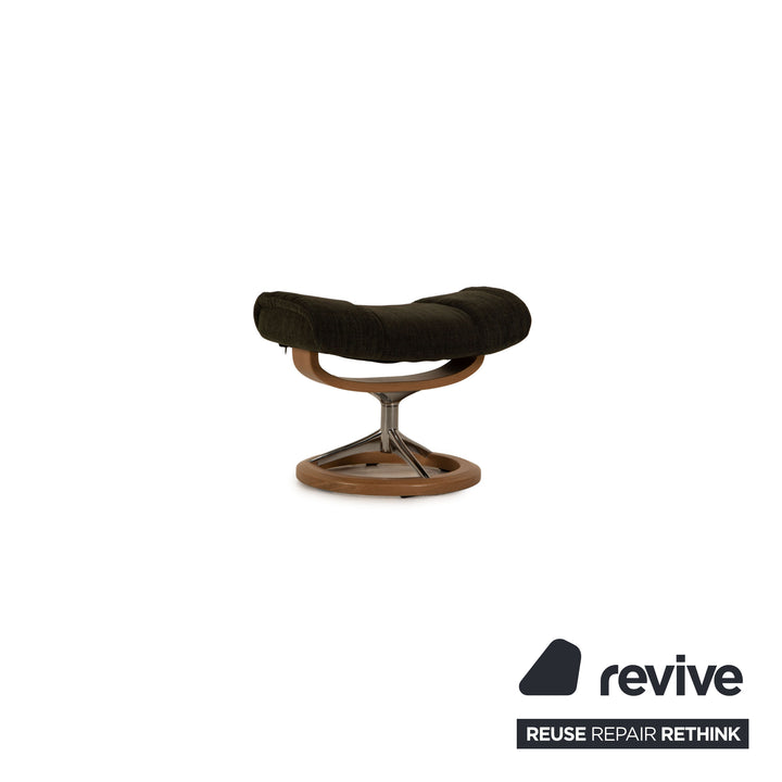 Stressless Mayfair Sessel Garnitur Stoff Grau inkl. Hocker