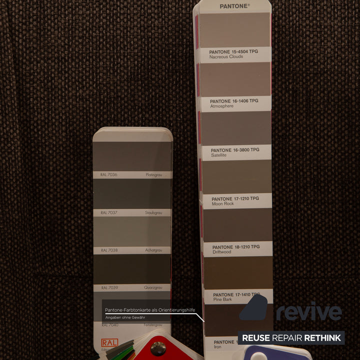 Stressless Mayfair Sessel Garnitur Stoff Grau inkl. Hocker