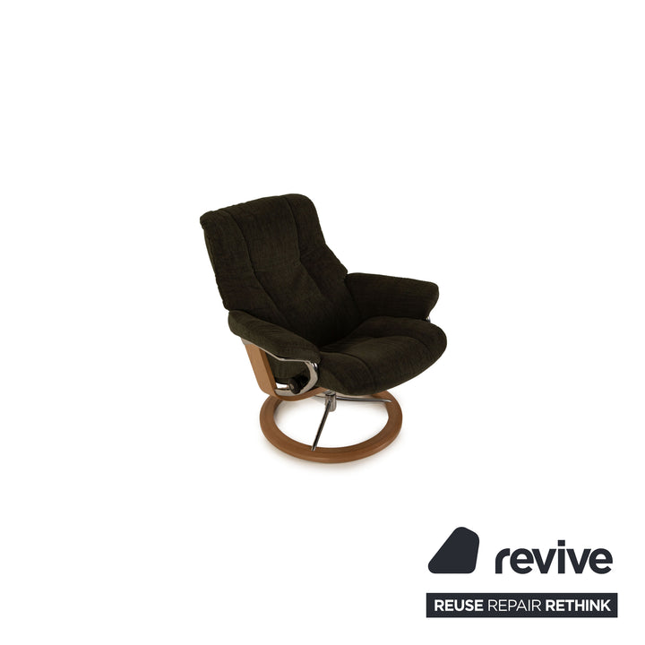 Stressless Mayfair Sessel Stoff Grün Größe S inkl. Hocker