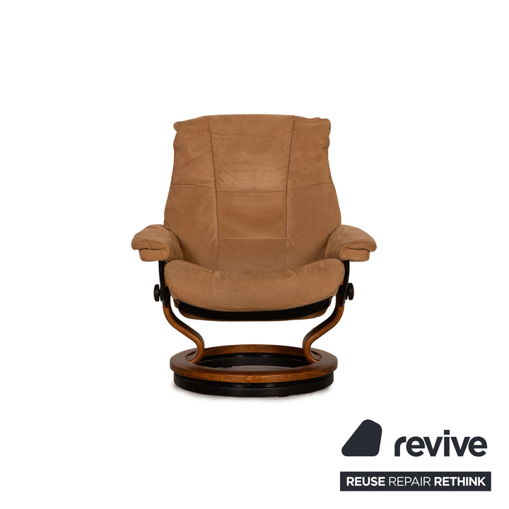 Stressless Mayfair fabric armchair beige function relax function