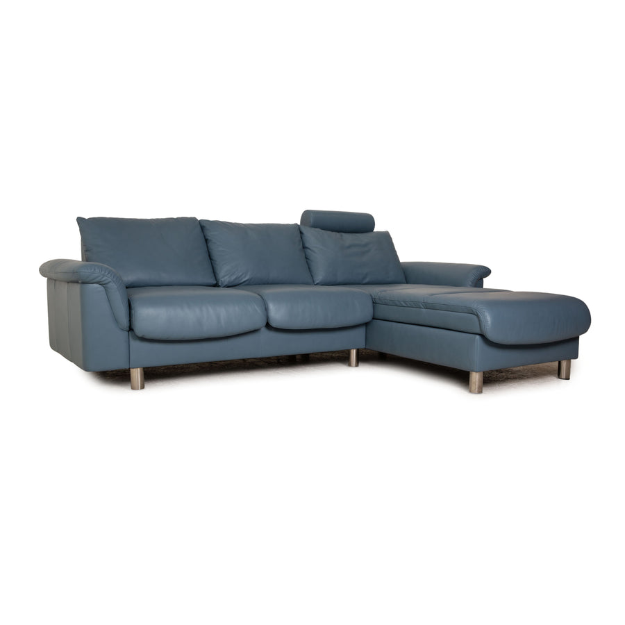 Stressless Paloma Leder Ecksofa Blau Sofa Couch Recamiere rechts