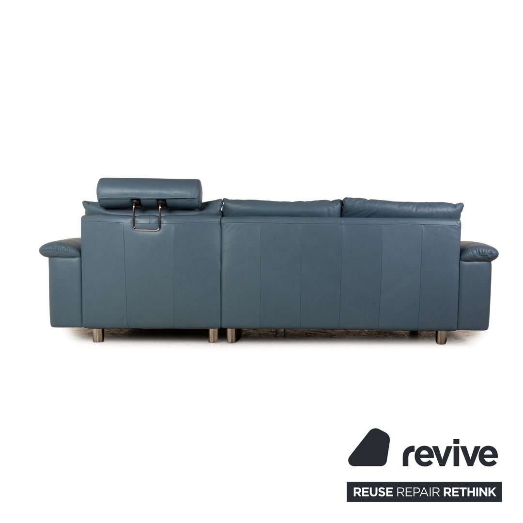 Stressless Paloma Leder Ecksofa Blau Sofa Couch Recamiere rechts