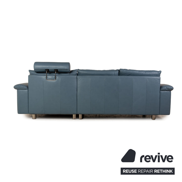 Stressless Paloma Leder Ecksofa Blau Sofa Couch Recamiere rechts