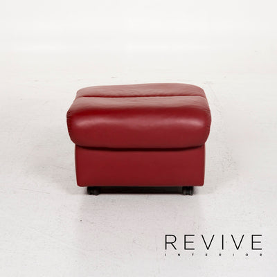 Stressless Paradise Leder Ecksofa Rot Funktion Relaxfunktion Couch #13125