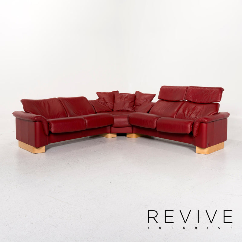 Stressless Paradise Leder Ecksofa Rot Funktion Relaxfunktion Couch 
