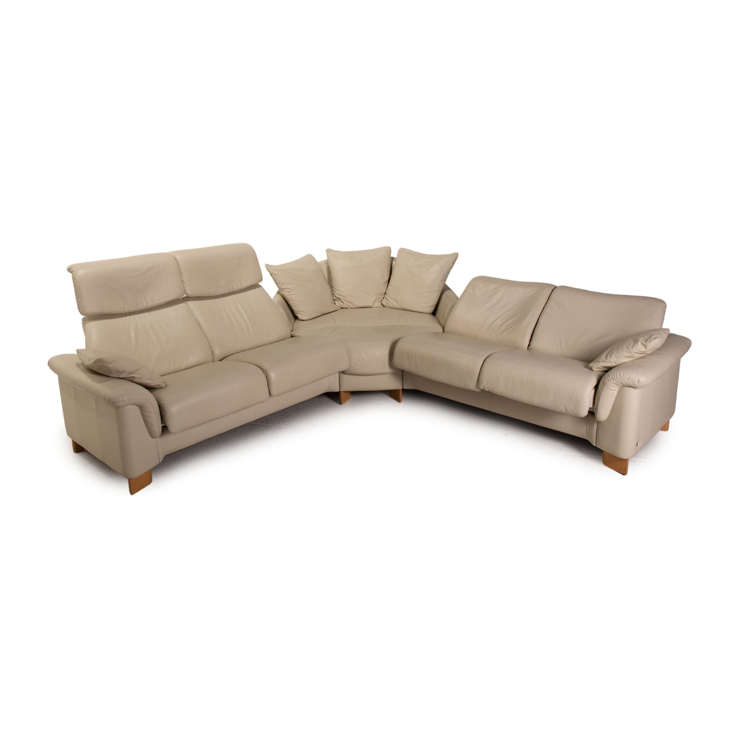 Stressless Ecksofa Paradise Creme Leder Hand