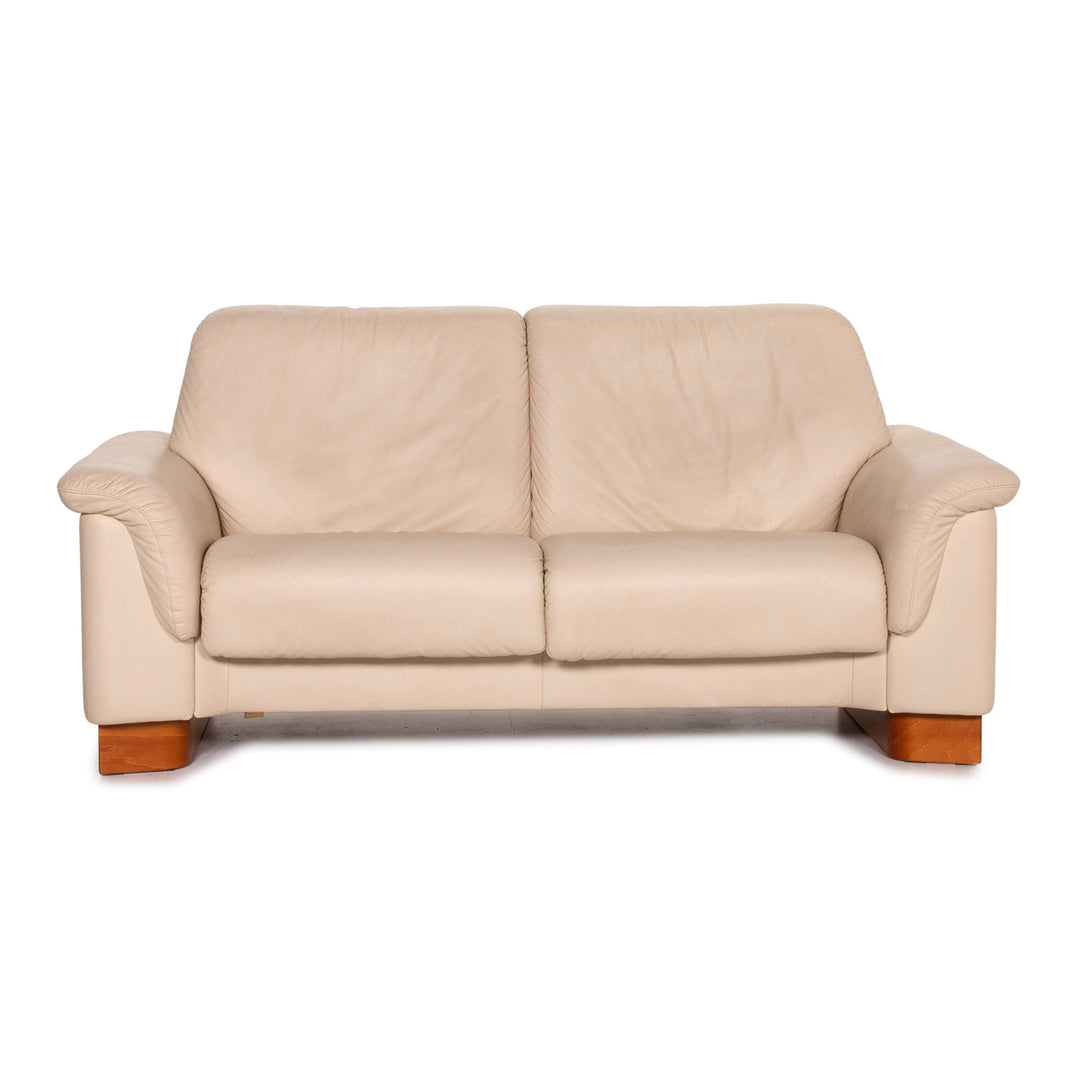 Stressless Paradise Leder Sofa Creme Funktion Relaxfunktion Couch #14961
