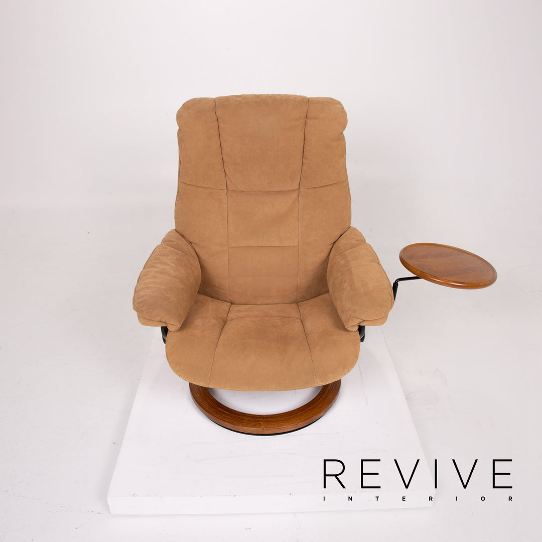 Stressless Reno Leder Sessel inkl. Hocker Braun Relaxfunktion Funktion Relaxsessel #13794