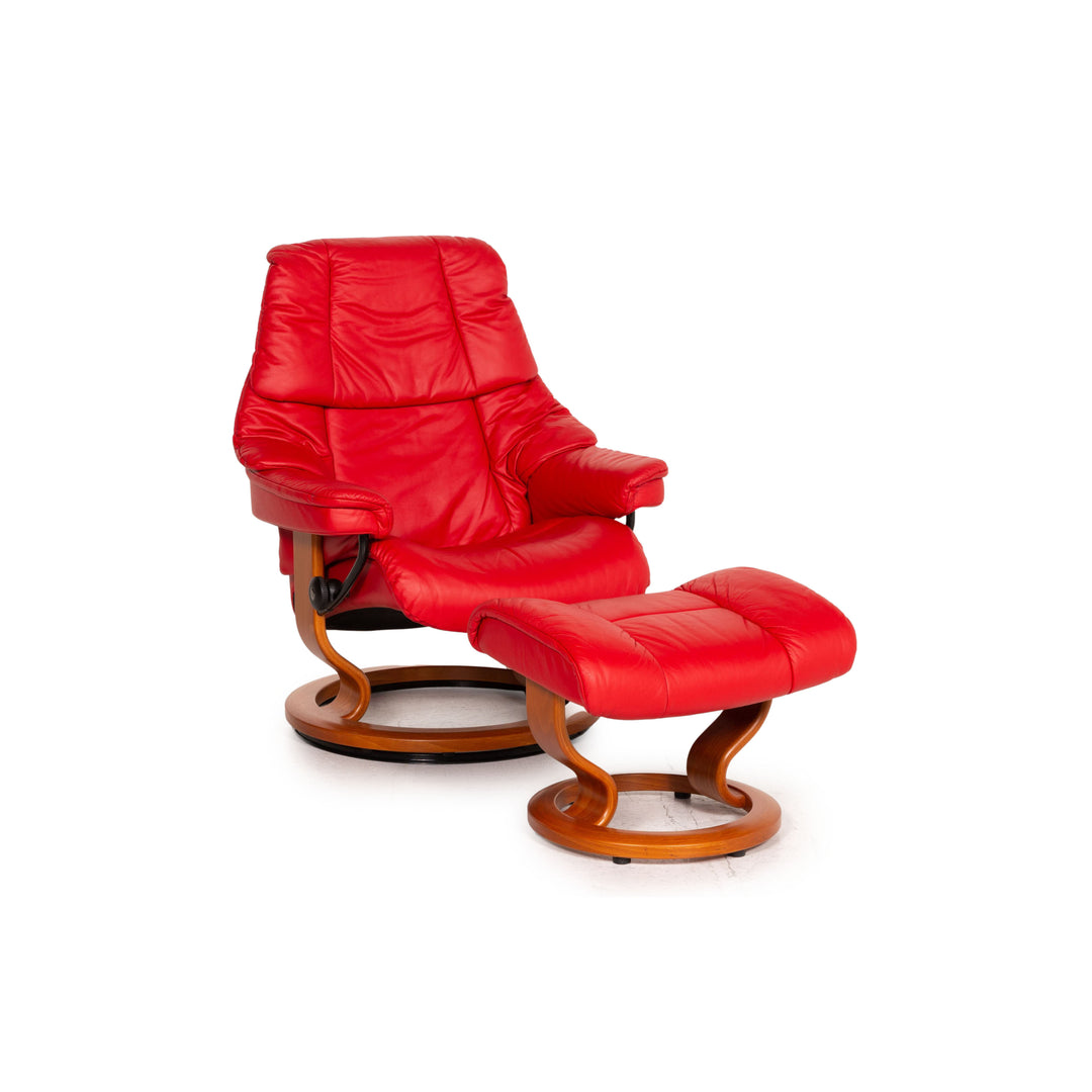 Stressless Sessel Reno Rot Leder