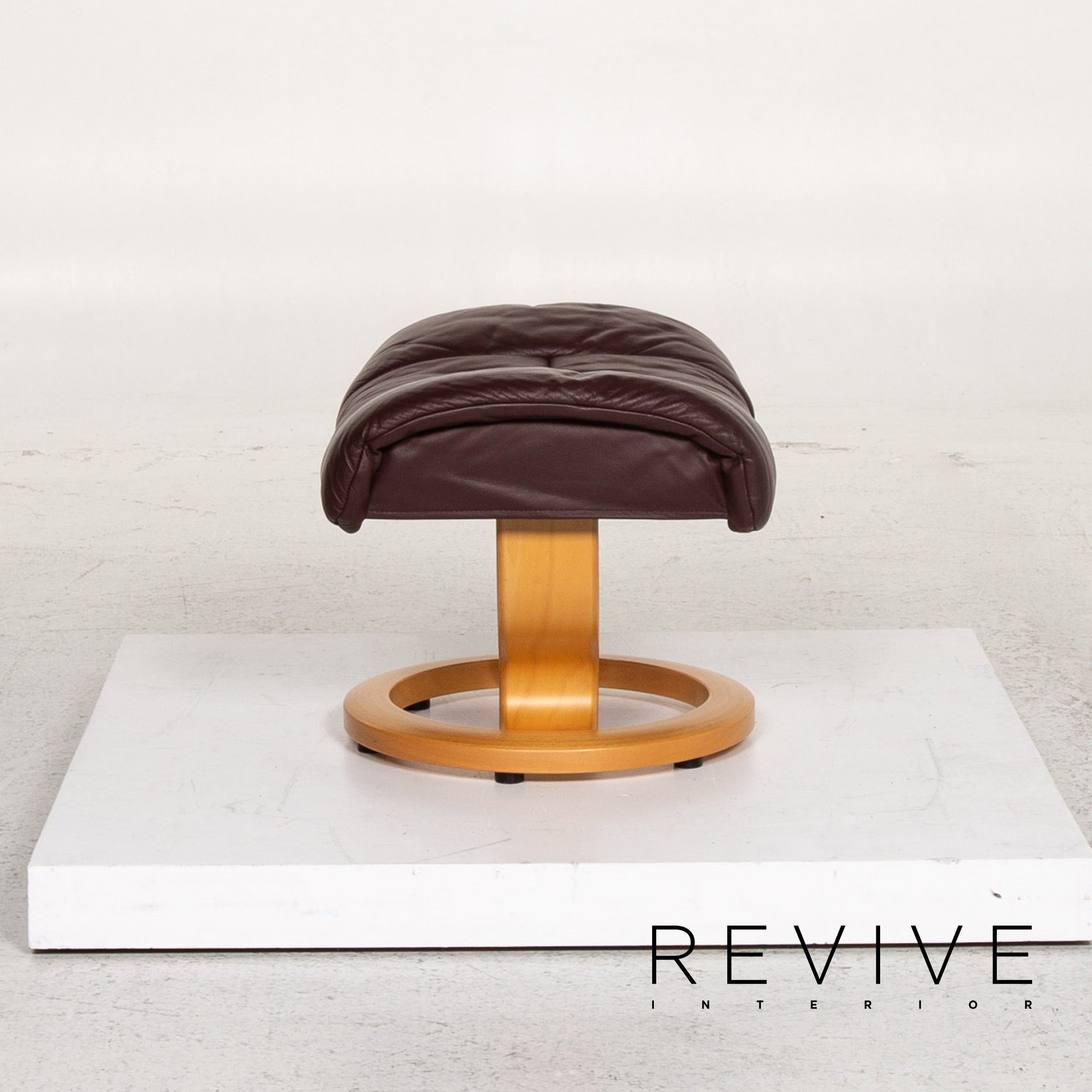 Stressless Sessel Reno Aubergine Leder - 2. Hand - Revive.de