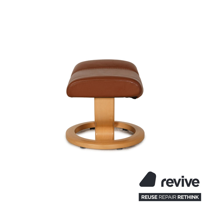 Stressless Solero E8 Leder Sessel Braun inkl. Hocker