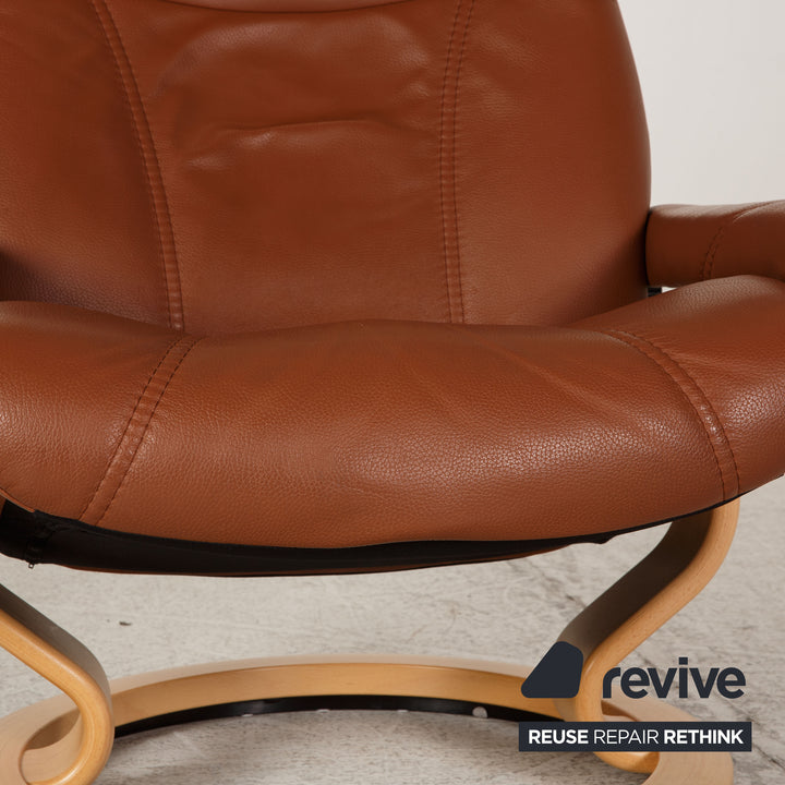 Stressless Solero E8 Leder Sessel Braun inkl. Hocker