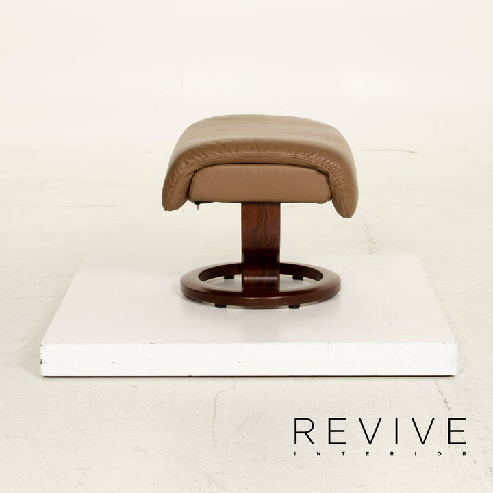 Stressless Vision Leder Sessel Braun Relaxfunktion inkl. Hocker #15405