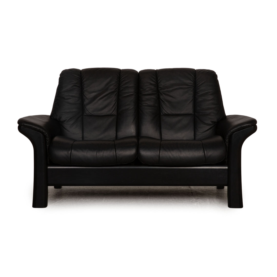 Stressless Windsor Leder Zweisitzer Schwarz Sofa Couch
