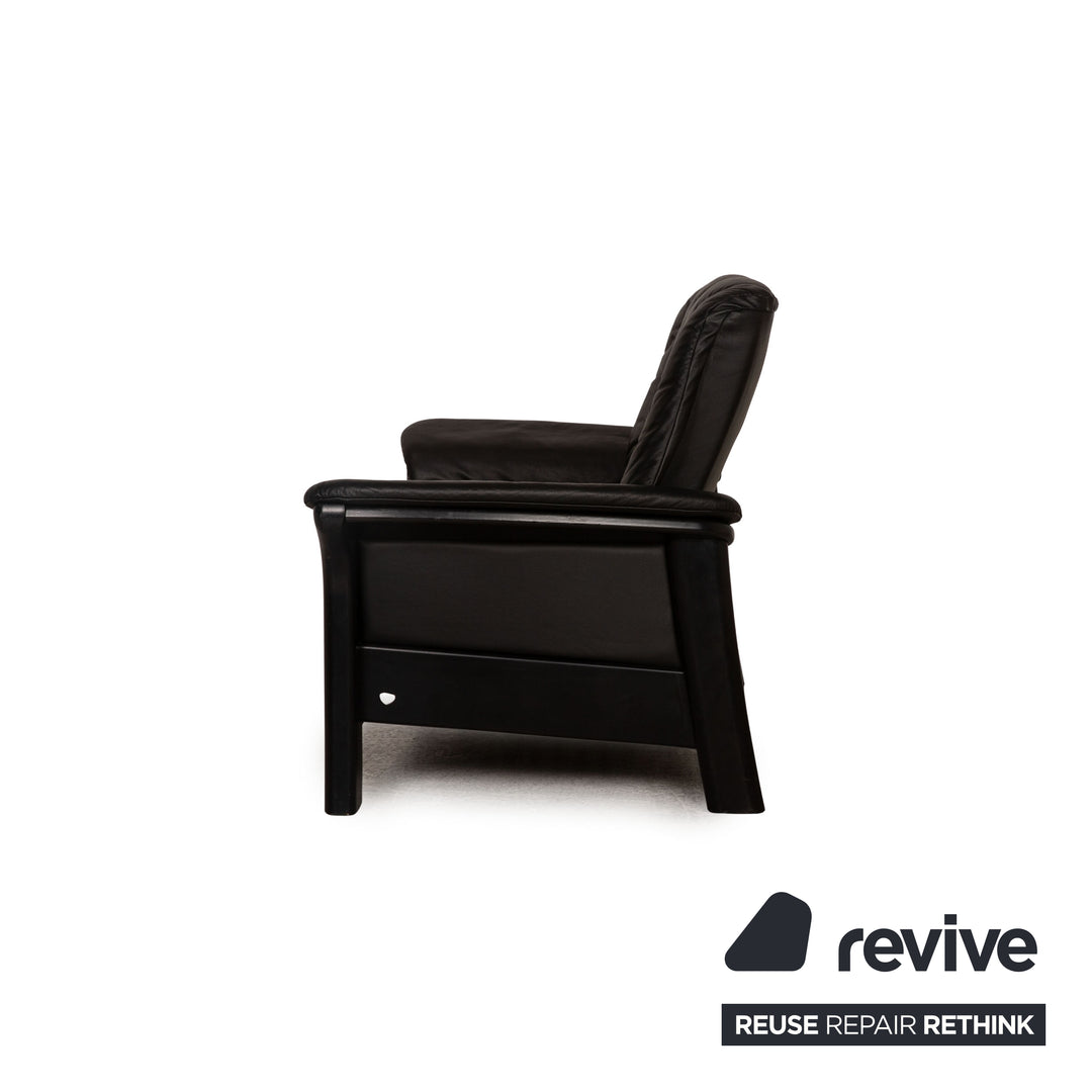 Stressless Windsor Leder Zweisitzer Schwarz Sofa Couch