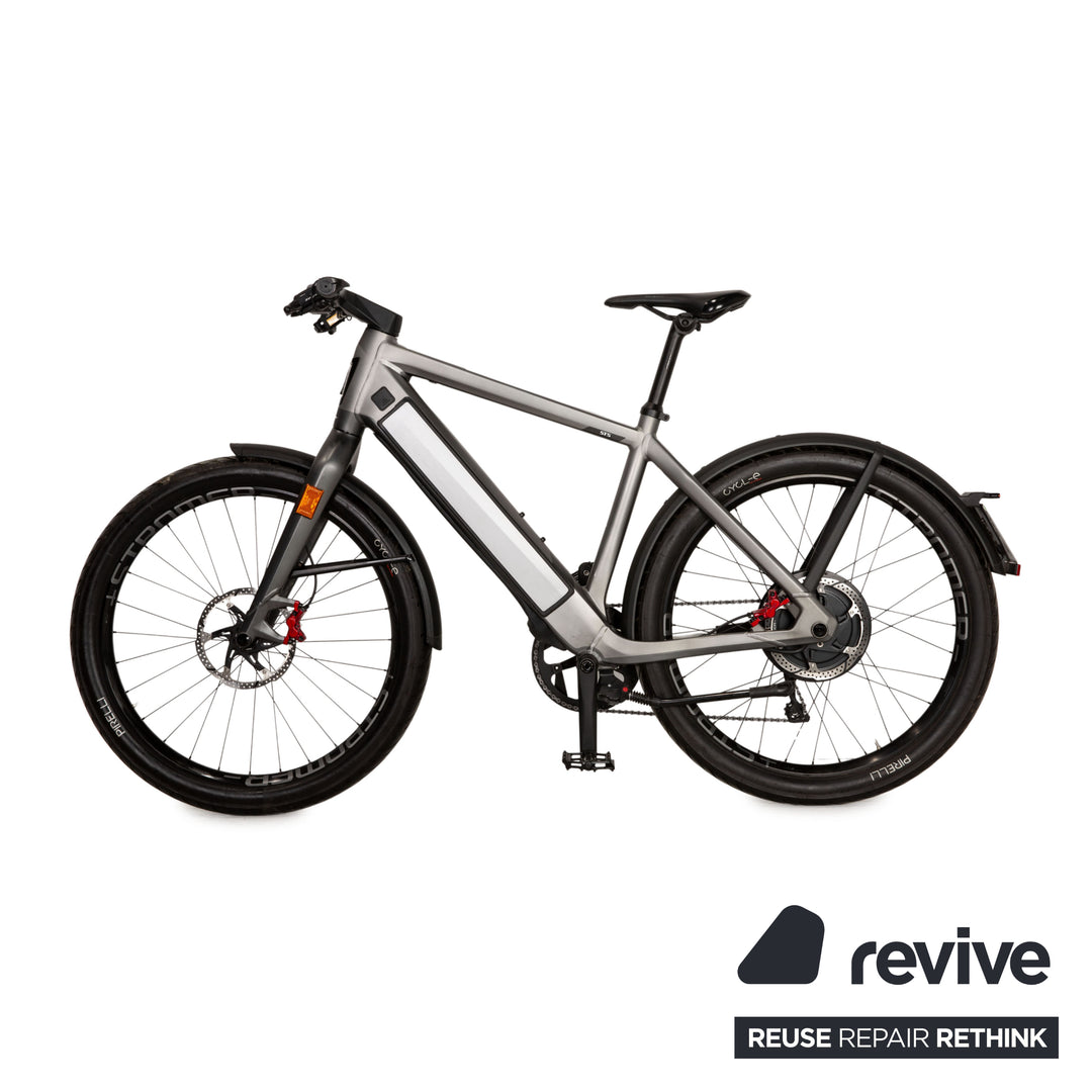 stromer fahrrad gebraucht Stromer E-Trekking Bike ST5 2020 Grau Aluminium - 2. Hand