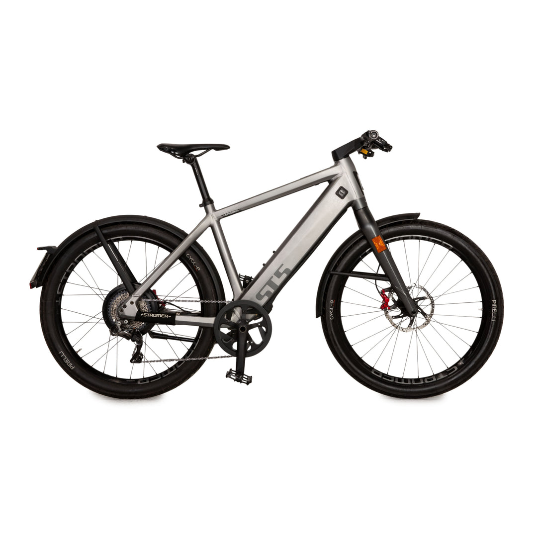 e-bike trekking 2020 Stromer E-Trekking Bike ST5 2020 Grau Aluminium - 2. Hand