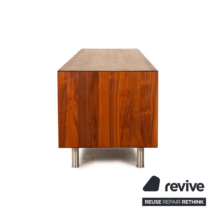 Team 7 Holz Sideboard Braun Weiß Nussbaum