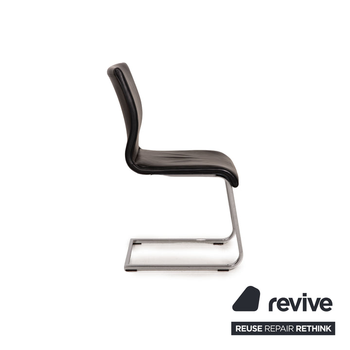 Team 7 Magnum chair set black 4x cantilever