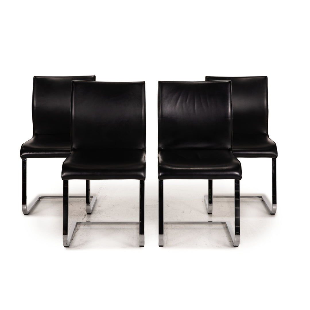 Team 7 Magnum chair set black 4x cantilever