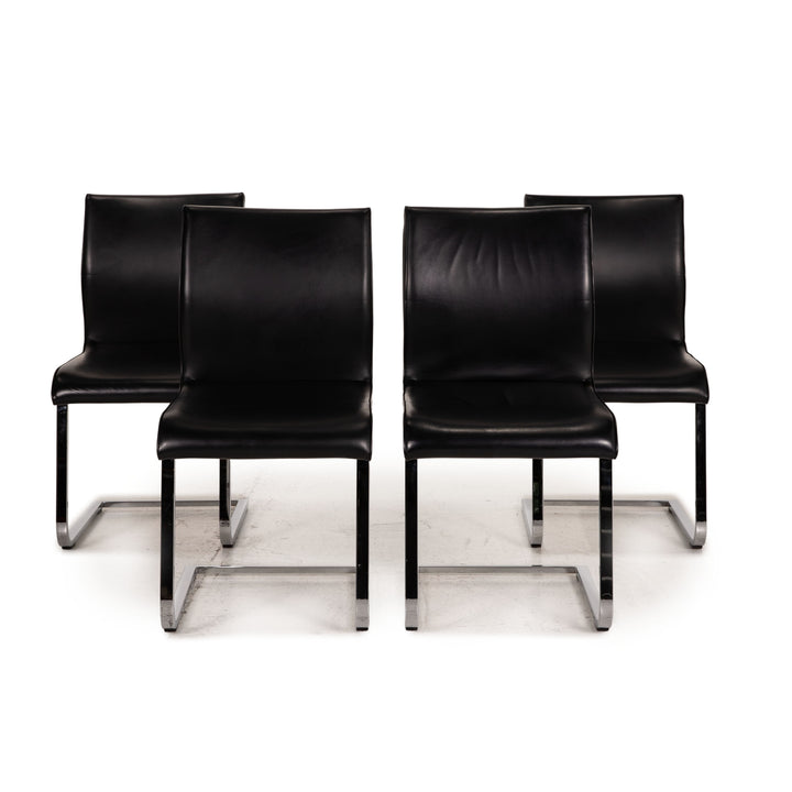 Team 7 Magnum chair set black 4x cantilever