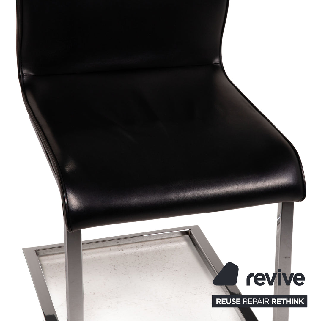 Team 7 Magnum chair set black 4x cantilever
