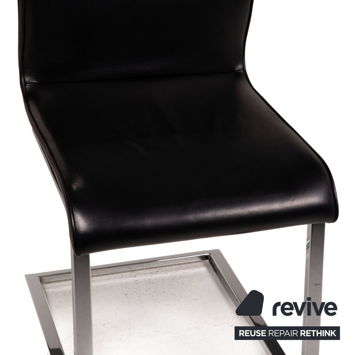 Team 7 Magnum chair set black 4x cantilever