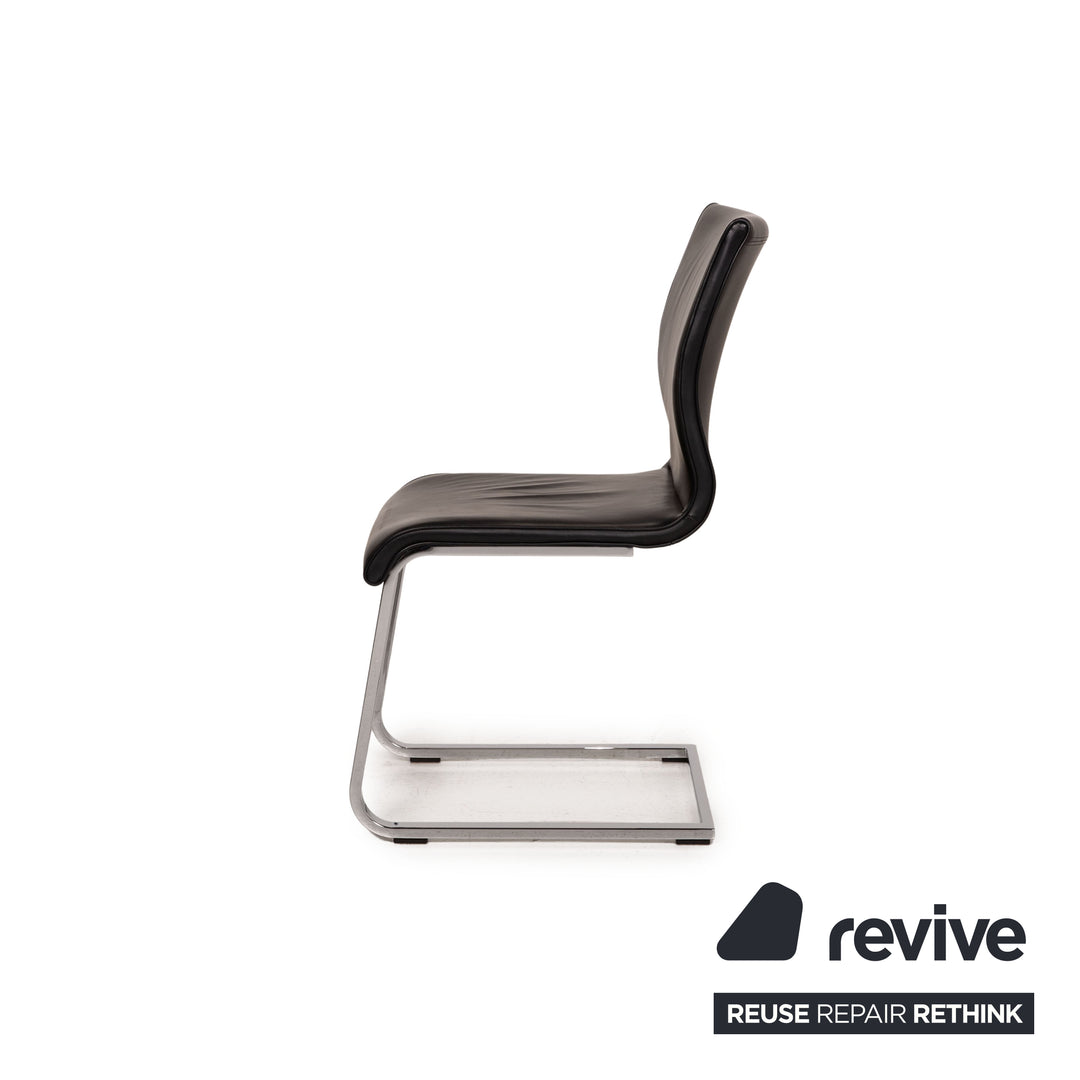 Team 7 Magnum chair set black 4x cantilever