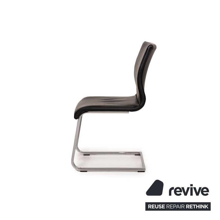 Team 7 Magnum chair set black 4x cantilever