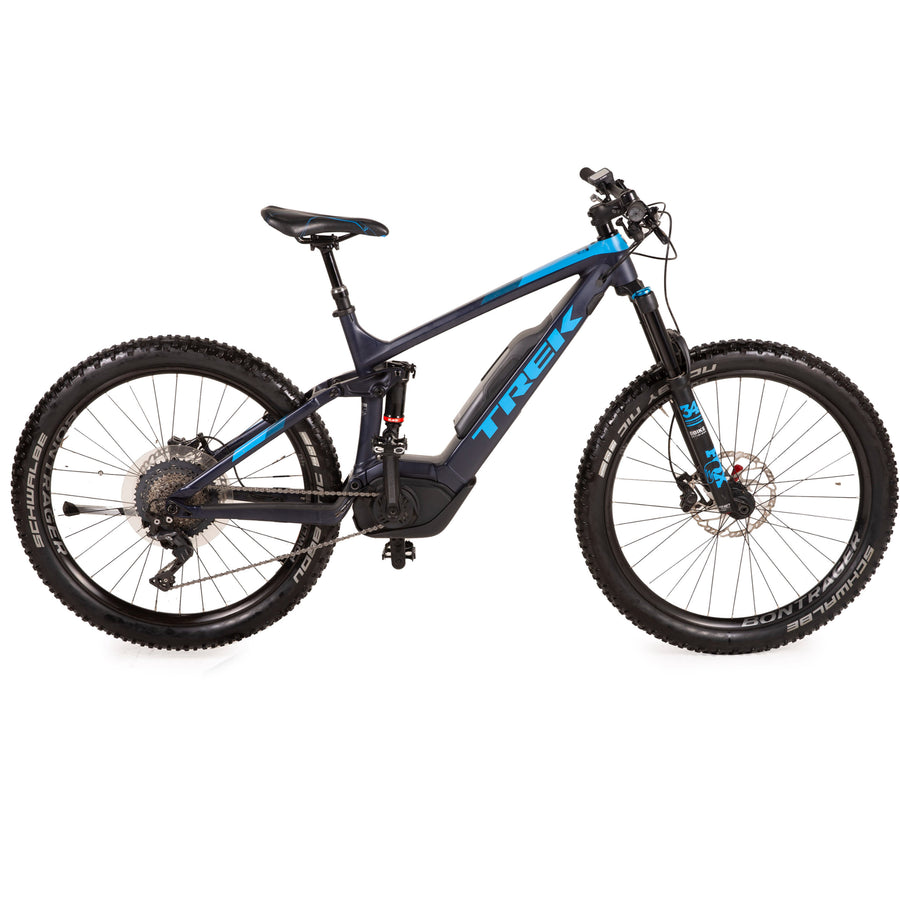Trek POWERFLY FS 8 LT 2018 Aluminium Fahrrad E-Mountainbike Blau RH M Fully