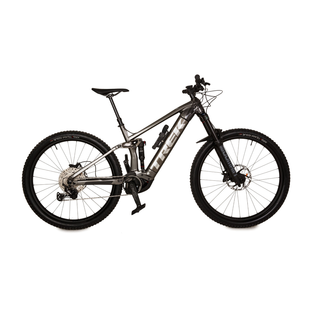 trek e bike fully rail 7 Trek E-Mountainbike Rail 7 2022 Grau Aluminium - 2. Hand