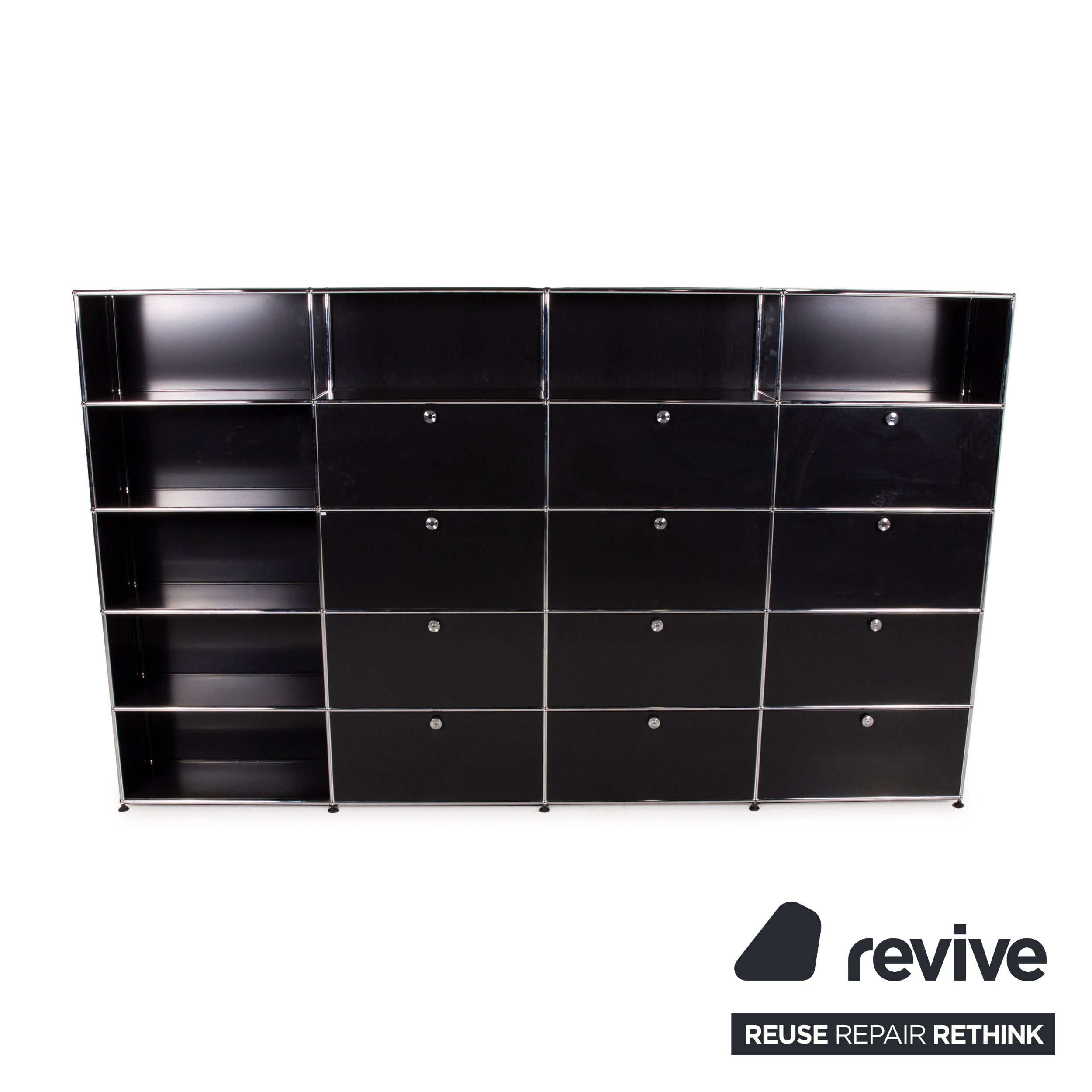 USM Sideboard Haller Schwarz Metall - 2. Hand - Revive.de