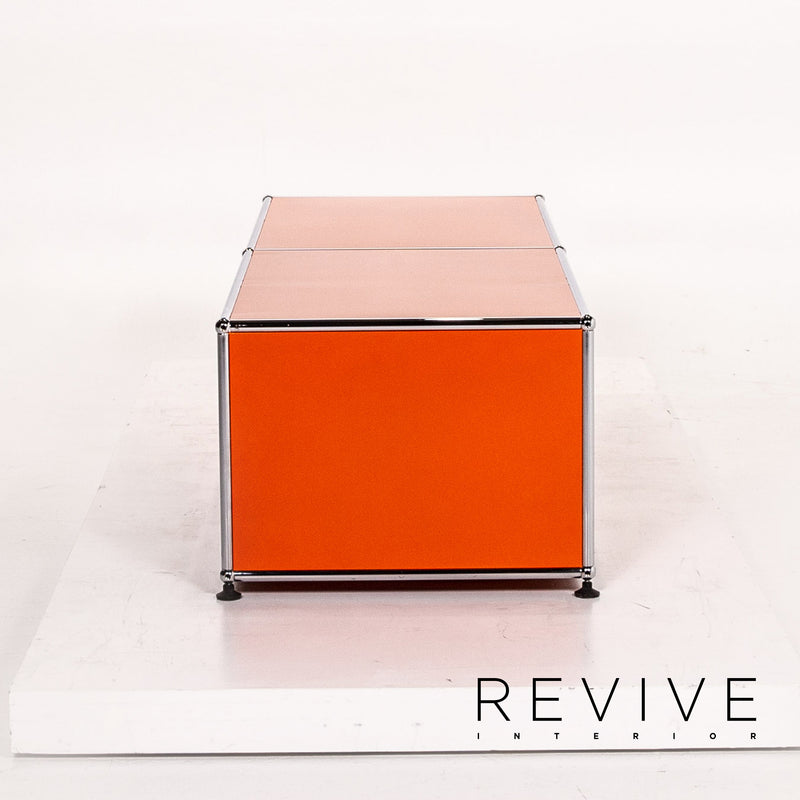 USM Haller Metall Sideboard Orange Büromöbel Lowboard Modular 