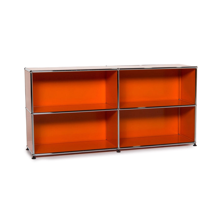 USM Haller Metall Sideboard Orange Büromöbel Regal #11871