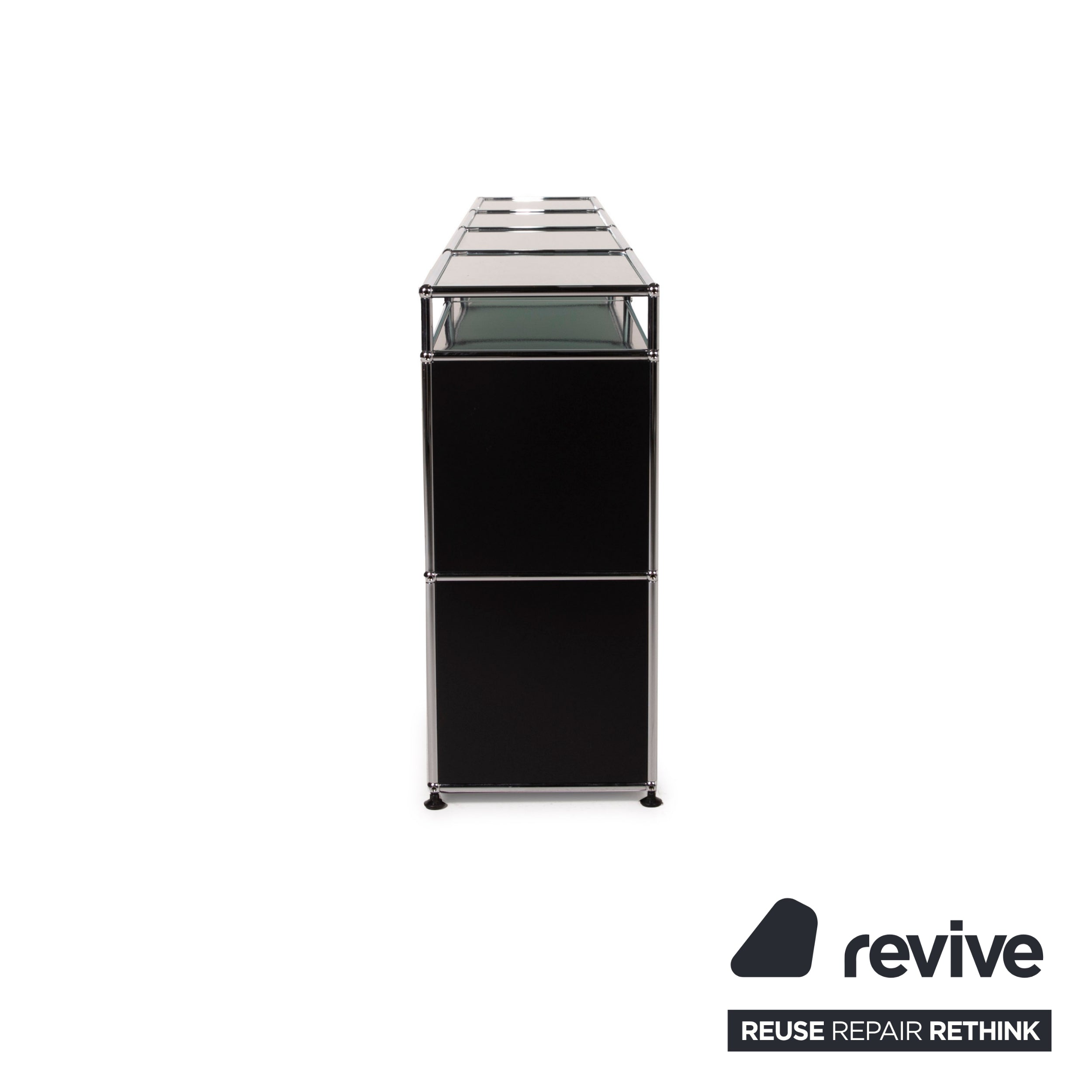 USM Sideboard Haller Schwarz Metall - 2. Hand - Revive.de