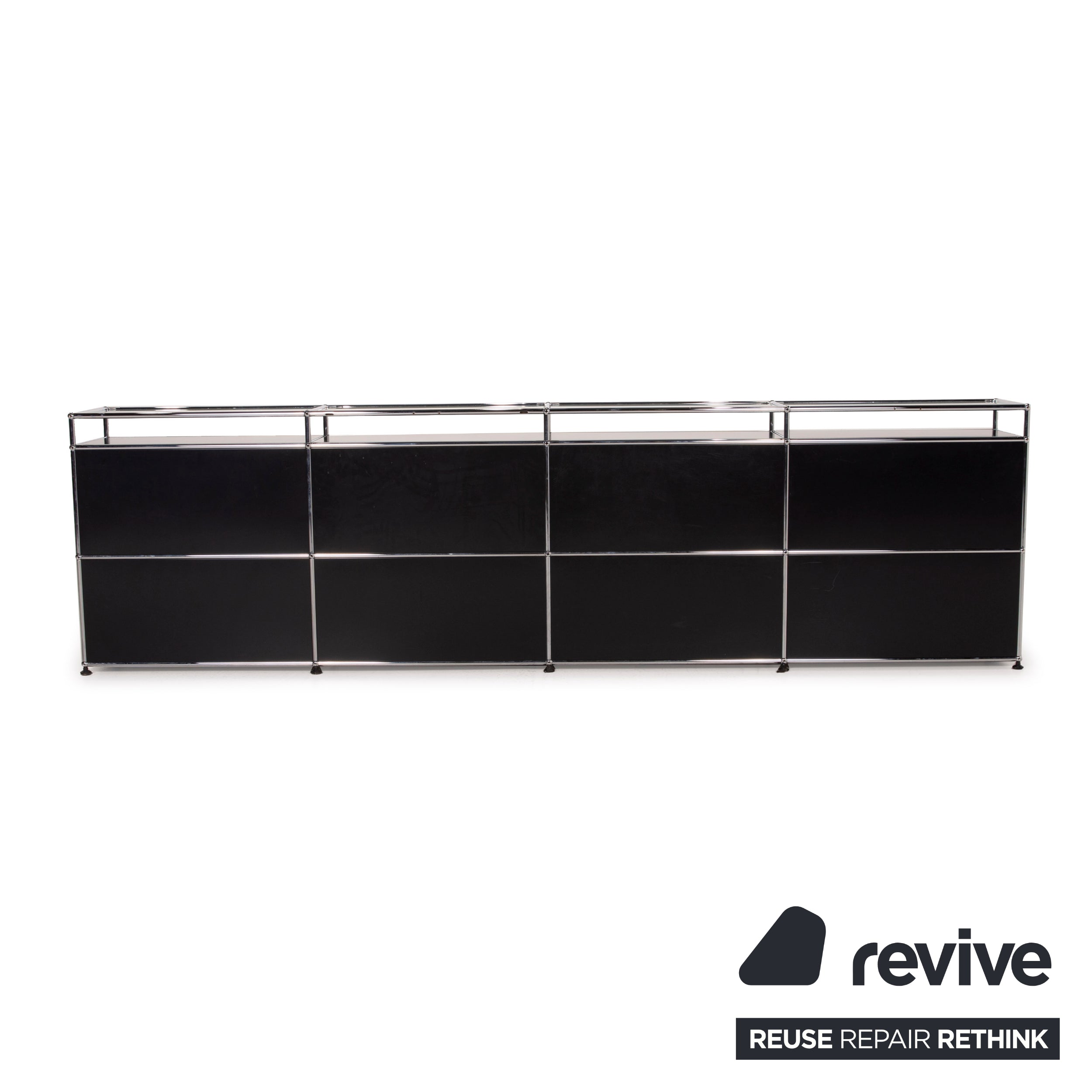 USM Sideboard Haller Schwarz Metall - 2. Hand - Revive.de