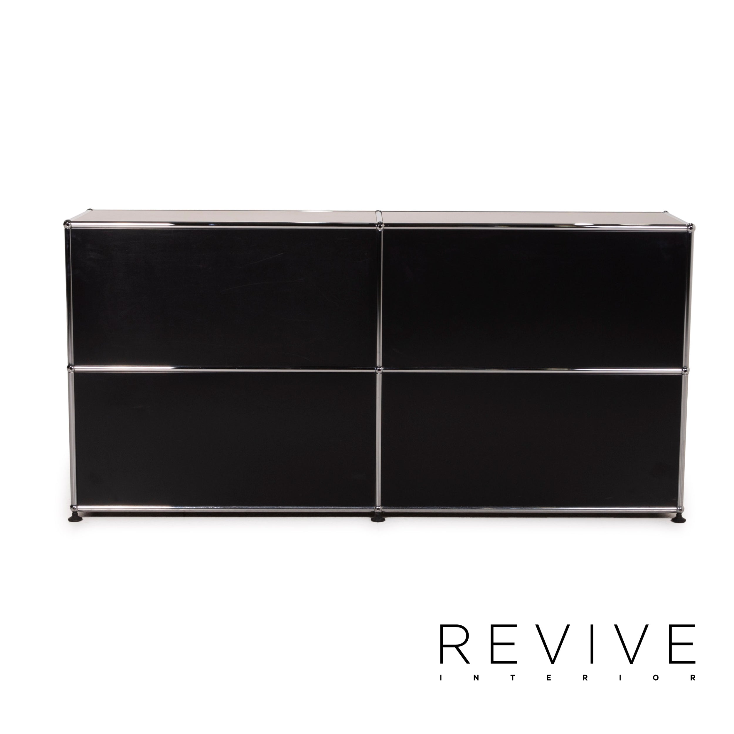 USM Sideboard Haller Schwarz Metall - 2. Hand - Revive.de
