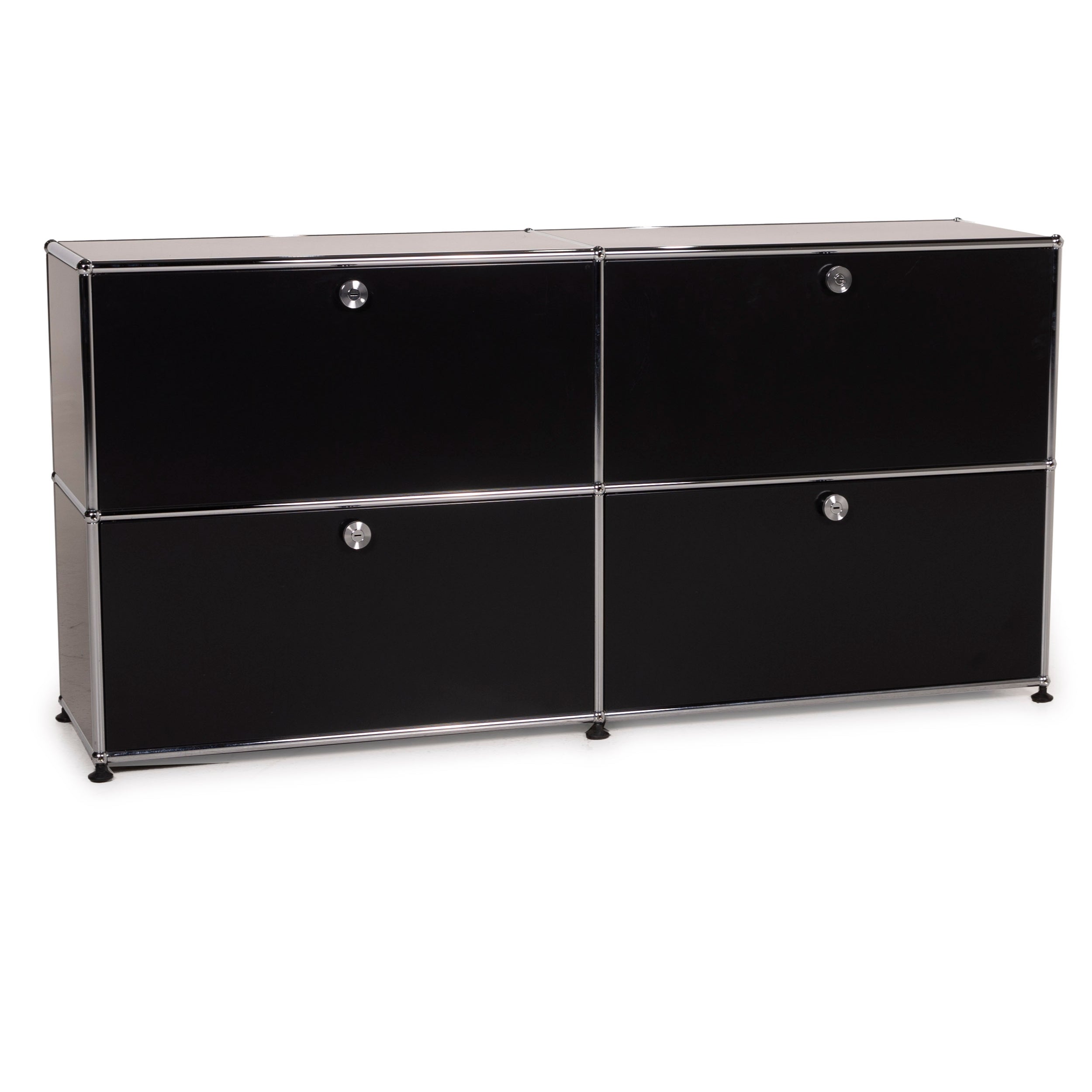USM Sideboard Haller Schwarz Metall - 2. Hand - Revive.de