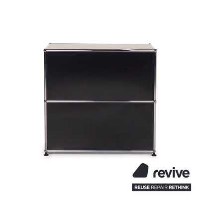 USM Haller Metall Sideboard Schwarz Highboard Schublade Regal Fach Büro