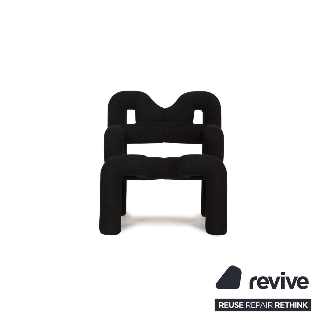 Varier Ekstrem Fabric Chair Black Modern