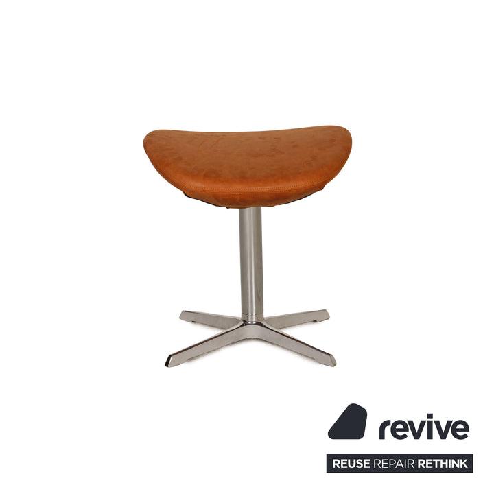 Varier Kokon Leder Sessel Cognac inkl. Hocker Funktion