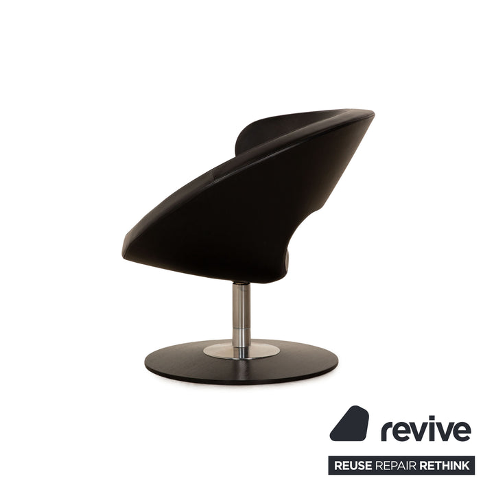 Varier Peel Leather Armchair Black manual function