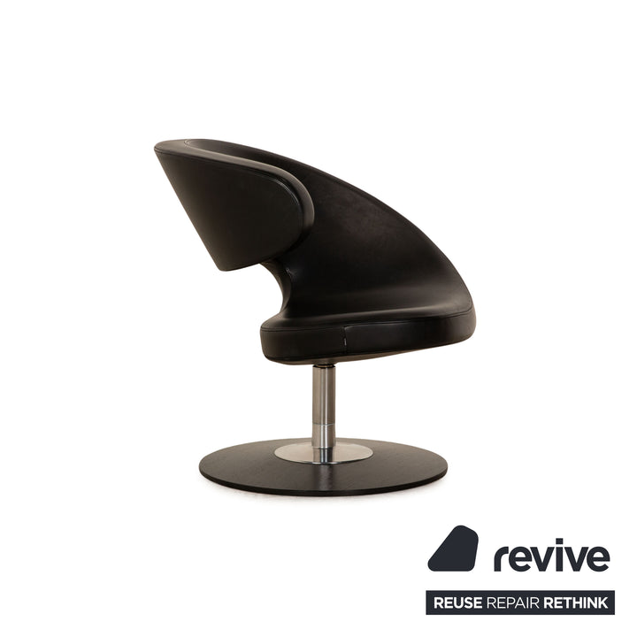 Varier Peel Leather Armchair Black manual function