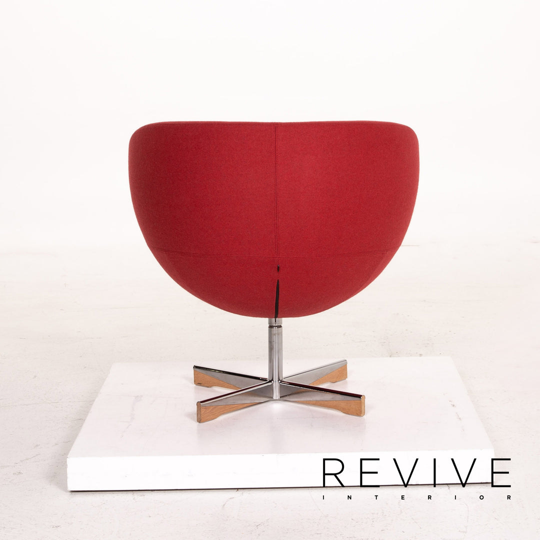 Varier Planet I Fabric Armchair Red Swivel #14946