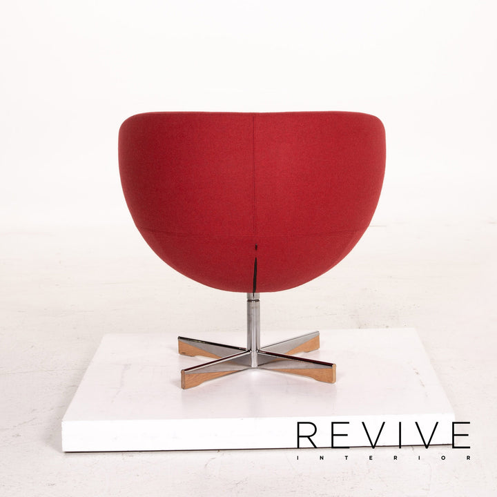 Varier Planet I Fabric Armchair Red Swivel #14946
