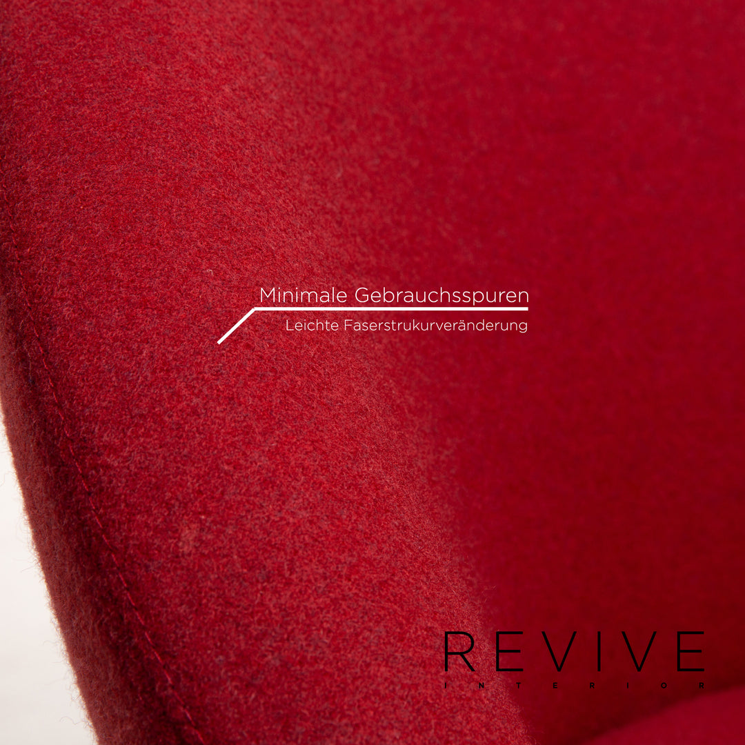 Varier Planet I Fabric Armchair Red Swivel #14946