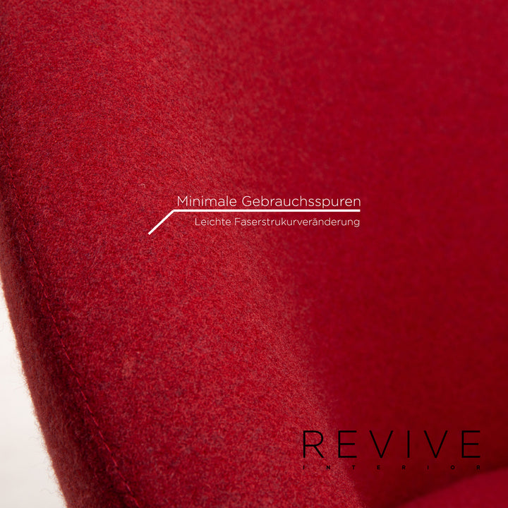 Varier Planet I Fabric Armchair Red Swivel #14946