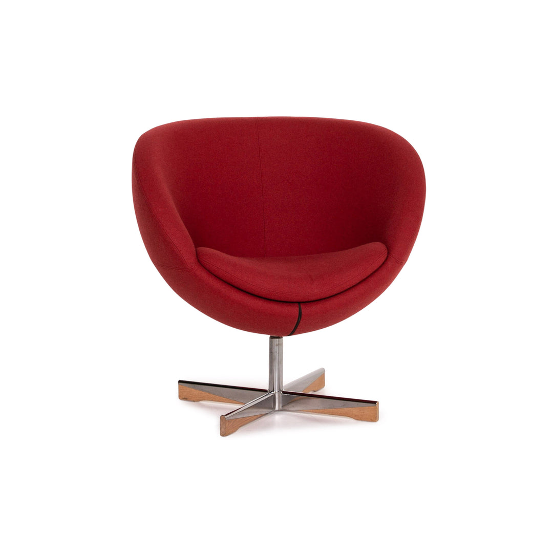 Varier Planet I Fabric Armchair Red Swivel #14946